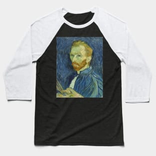 Van Gogh Portrait Baseball T-Shirt